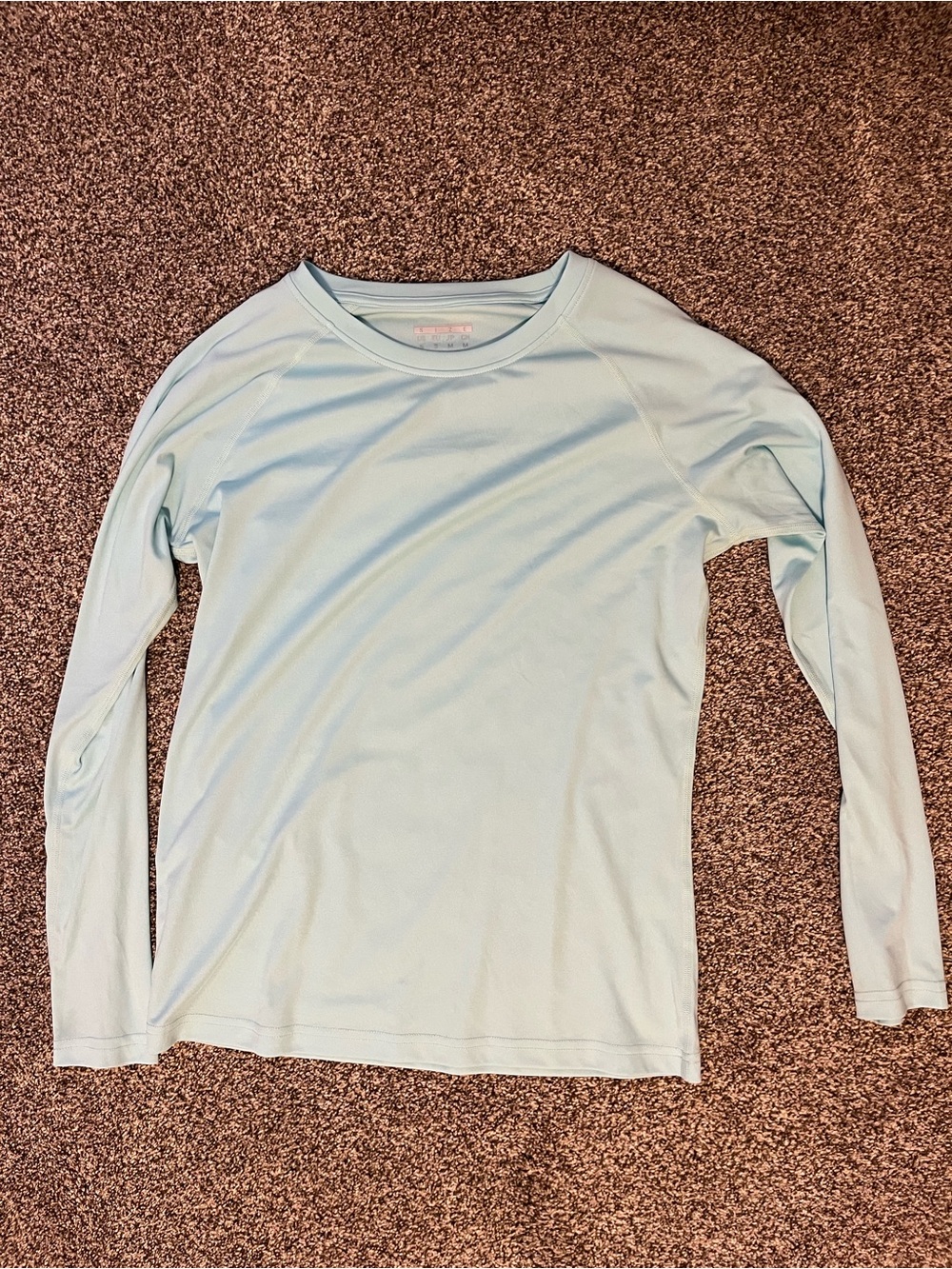 Light Blue Long Sleeve Women's Top
